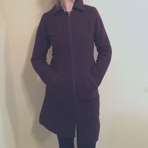 Ibex 100% Merino Wool Coat Silk Lined